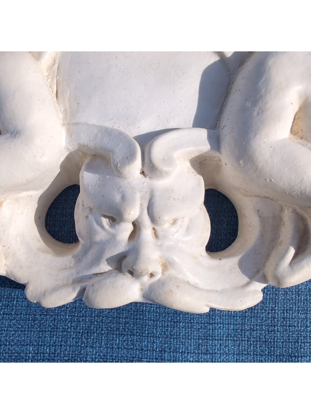 Victorian Cherubs|Angels| Frieze Bisque |Wall Plaque 20.5" Antique Reproduction - Picture 7 of 15